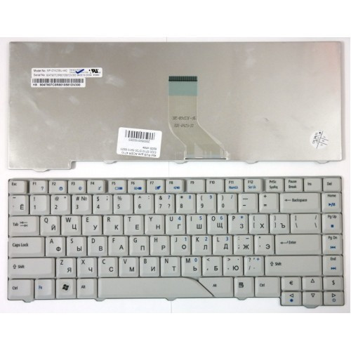 Клавиатура для ноутбука ACER 4710 5320 5710 5720 5910 6920 6935 white. РУССКАЯ РАСКЛАДКА