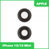 Стекло камеры для iPhone 13, 13 Mini (комплект 2 шт.) черный Стекло камеры для iPhone 13, 13 Mini (комплект 2 шт.) черный