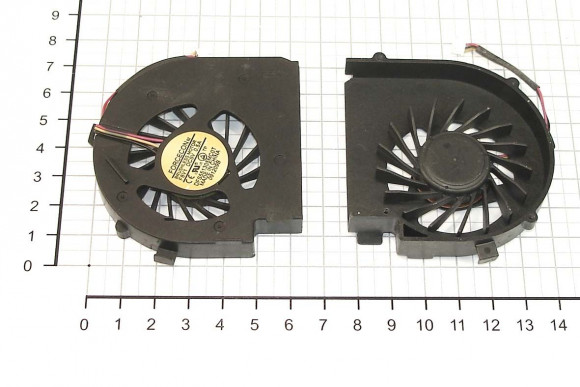 Вентилятор (кулер) для ноутбука Dell Inspiron 14V N4020, N4030, M4010 VER-1, 3-pin