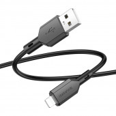 Кабель USB BOROFONE (BX70) для iPhone Lightning 8 pin (1м) (черный) Кабель USB BOROFONE (BX70) для iPhone Lightning 8 pin (1м) (черный)