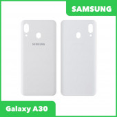 Задняя крышка корпуса для Samsung Galaxy A30 2019 (A305F), белый Задняя крышка корпуса для Samsung Galaxy A30 2019 (A305F), белый