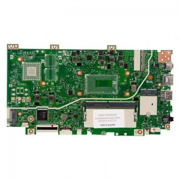 Материнская плата для Asus X412UF Main board Rev: 21, UMA, 4xK4A8G165WC-BCRC, IT8995E-128-DXA, СНЯТ ПРОЦЕССОР, НЕИСПРАВНАЯ под восстановление, как дон