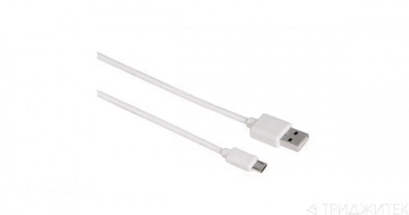 USB Дата-кабель MicroUSB, белый (в упаковке)