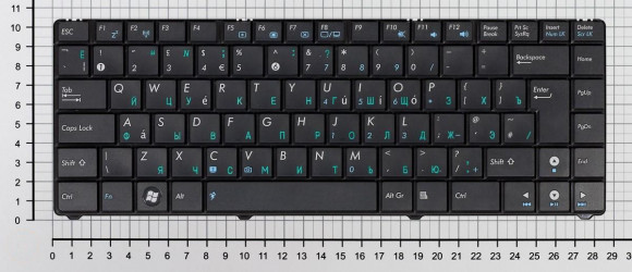 Клавиатура для ноутбука Asus N20, N20A, N20H, черная