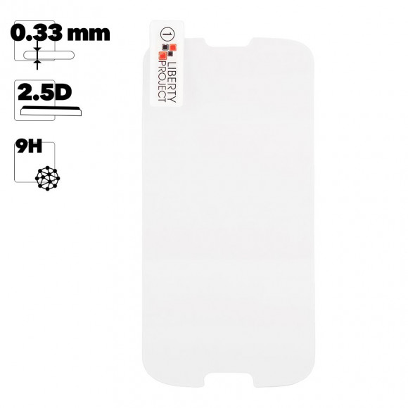 Защитное стекло LP для Samsung Galaxy S3 Tempered Glass 0, 33 мм, 2, 5D 9H (ударопрочное)
