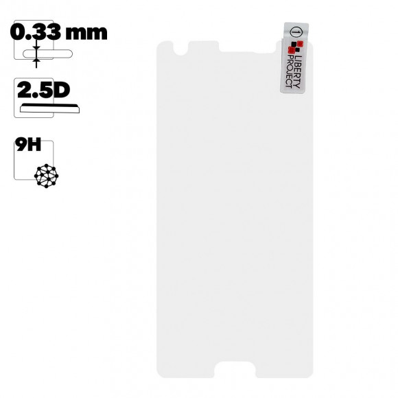 Защитное стекло "LP" для ZTE Blade V8 Tempered Glass 0.33 мм, 2.5D, 9H (ударопрочное)