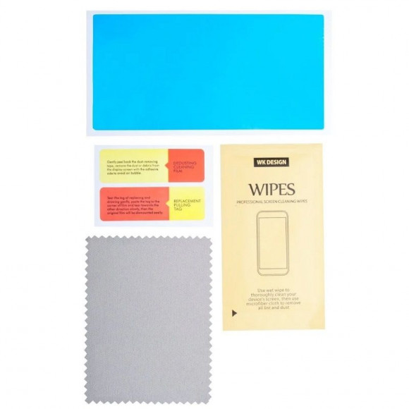 Защитное стекло для Apple iPhone X WK Kingkong Series 3D Full Cover Curved Edge Tempered Glass, белое