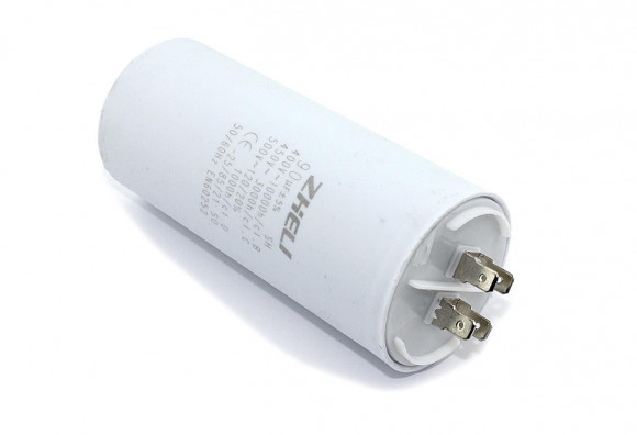 Конденсатор CBB60 90мкФ 450V (4 клеммы, крепление болтом) 304016 Конденсатор CBB60 90мкФ 450V (4 клеммы, крепление болтом) 304016