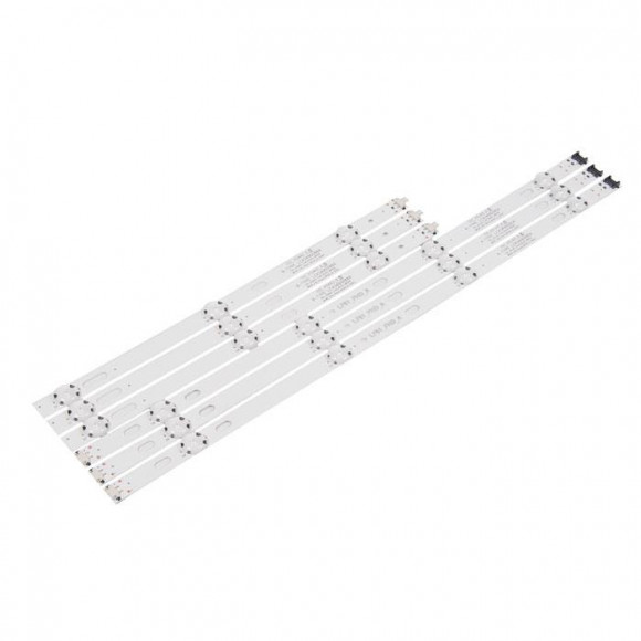 Светодиодная подсветка для телевизоров LG 43LH, 43LJ, 43LV, 43UJ, 43UK, 43UV, AGF79078001, LC43490059A, 43LJ61_FHD, 43UJ65_UHD (комплект, 6 шт)