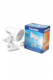 Светильник Camelion H-035 белый (на прищепке)