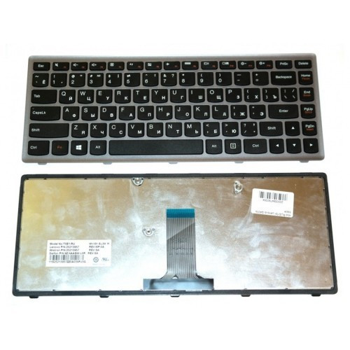 Клавиатура для ноутбука Lenovo G400s black РУССКАЯ РАСКЛАДКА