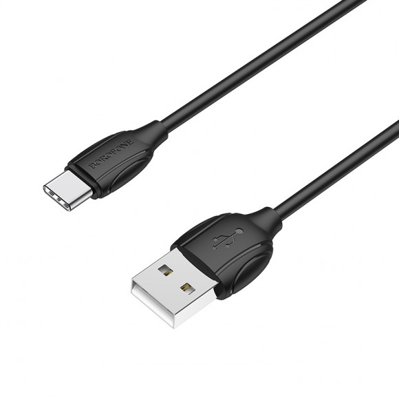 Кабель USB BOROFONE (BX19) Benefit Type-C (1м) (черный)