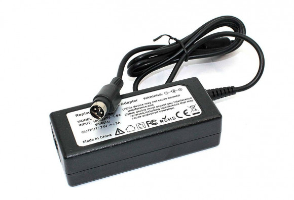 Блок питания для монитора и телевизора LCD, 24В, 3A, 72Вт, 4 pin (OEM)