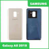Задняя крышка корпуса для Samsung Galaxy A8 2018 (A530F), золотая Задняя крышка корпуса для Samsung Galaxy A8 2018 (A530F), золотая