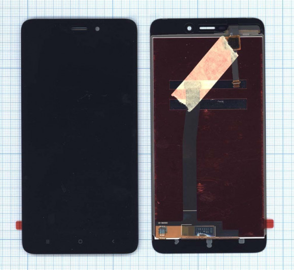 Модуль (матрица + тачскрин) для Xiaomi Redmi 4A, черный