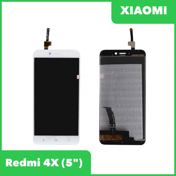 LCD дисплей для Xiaomi Redmi 4X в сборе с тачскрином (белый) Premium Quality