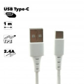USB Дата-кабель Remax Skin-Fiendly Texture TPE Cable RC-179a USB Type-C, белый USB Дата-кабель Remax Skin-Fiendly Texture TPE Cable RC-179a USB Type-C, белый