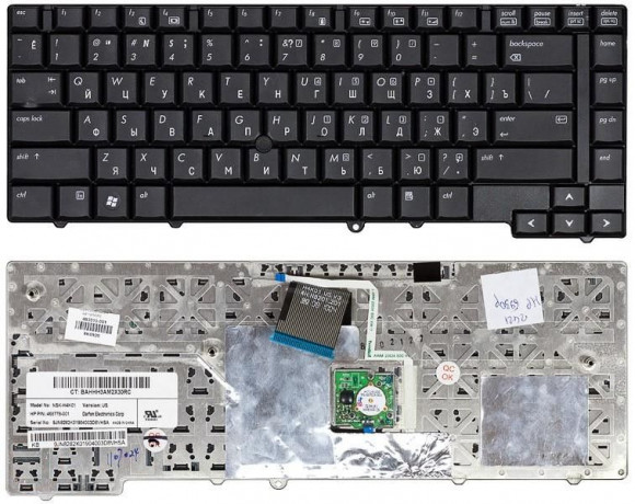 Клавиатура для ноутбука HP EliteBook 6930, 6930p, черная Клавиатура для ноутбука HP EliteBook 6930, 6930p, черная