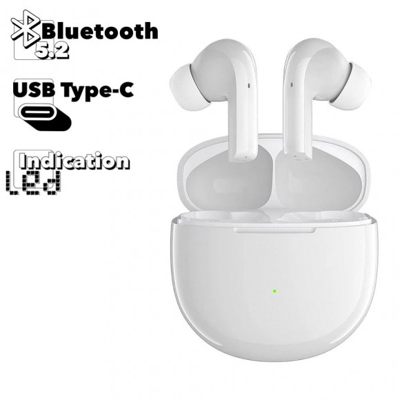 TWS Bluetooth гарнитура Xiaomi T18 (белая)