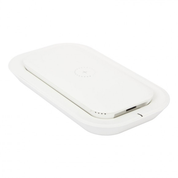Внешний АКБ и беспроводная зарядка 2в1 Joyroom D-T199 10000 mAh Li-Pol (белый)