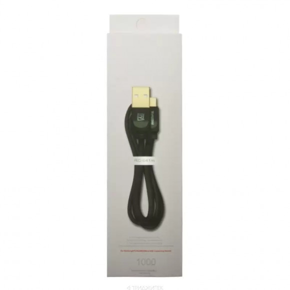 USB Дата-кабель Remax Radiance Cable RC-041 MicroUSB, 1 метр, черный USB Дата-кабель Remax Radiance Cable RC-041 MicroUSB, 1 метр, черный