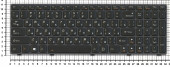 Клавиатура для ноутбука Lenovo IdeaPad Y580, черная с черной рамкой с подсветкой Клавиатура для ноутбука Lenovo IdeaPad Y580, черная с черной рамкой с подсветкой