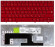 Клавиатура для ноутбука HP Mini 700, 1000, 1100 красная Клавиатура для ноутбука HP Mini 700, 1000, 1100 красная