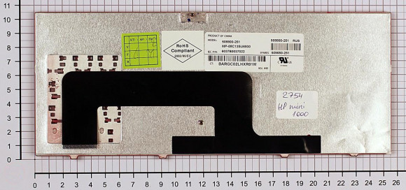 Клавиатура для ноутбука HP Mini 700, 1000, 1100 красная Клавиатура для ноутбука HP Mini 700, 1000, 1100 красная