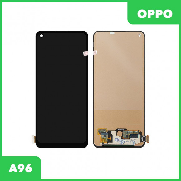 LCD дисплей для Oppo A96 в сборе с тачскрином (черный)