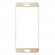 Защитное стекло Tempered Glass для Samsung Galaxy A7 2016 (A710F) (золотая рамка)