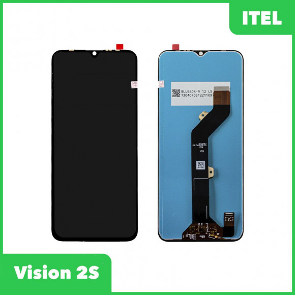 LCD дисплей для Itel Vision 2S в сборе с тачскрином (черный)