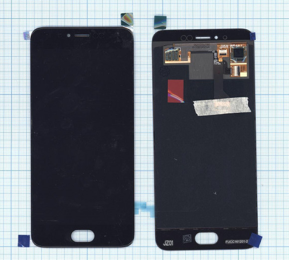 Модуль (матрица + тачскрин) для Meizu Pro 6, черный Модуль (матрица + тачскрин) для Meizu Pro 6, черный