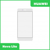 Стекло + OCA пленка для переклейки Huawei Nova Lite (PRA-LX2), белый