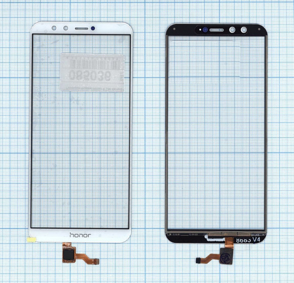 Сенсорное стекло (тачскрин) для Huawei Honor 9 Lite, белый