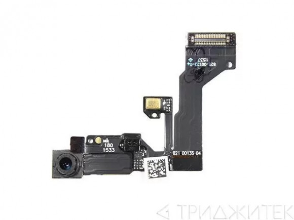 Шлейф для Apple iPhone 6S + светочувствительный элемент + фронтальная камера (передняя) (в сборе)
