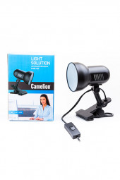 Светильник Camelion H-035 черный (на прищепке)