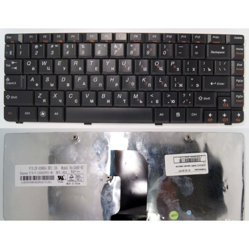 Клавиатура для ноутбука LENOVO G460 G465 G465A BLACK РУССКАЯ РАСКЛАДКА