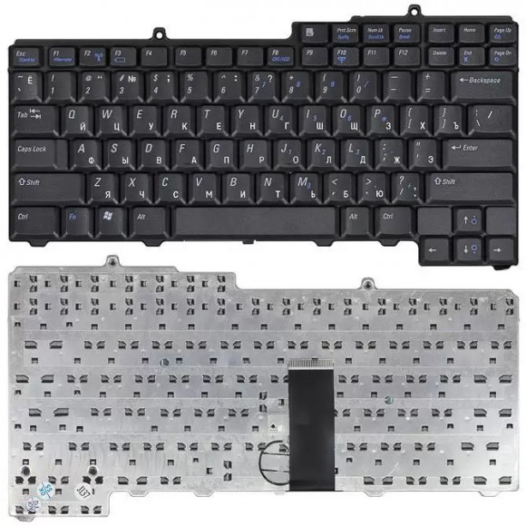 Клавиатура для ноутбука Dell Vostro 1000, Inspiron 6400, 9400, 1501, 131l, 640M, D245, черная