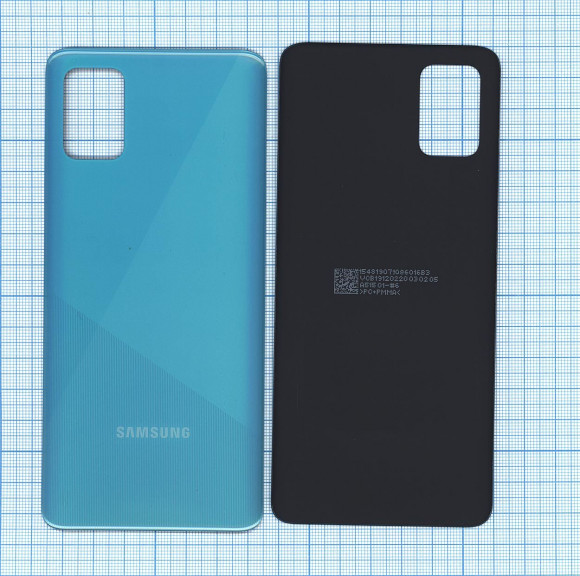 Задняя крышка корпуса для Samsung Galaxy A51 (A515F), синяя