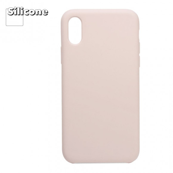 Силиконовый чехол "LP" для Apple iPhone X, XS "Protect Cover", розовый (коробка)
