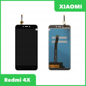 LCD дисплей для Xiaomi Redmi 4X в сборе с тачскрином (черный) Premium Quality