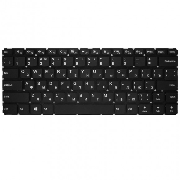 Клавиатура для ноутбука Lenovo IdeaPad V110-14, V110-14AST, V110s, V310-14, V310-14ISK, V310-14IKB, черная