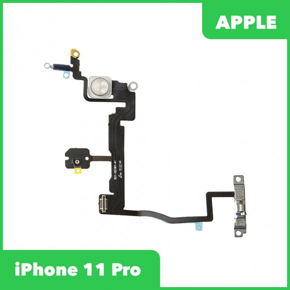 Шлейф для Apple iPhone 11 Pro на кнопку включения и микрофон