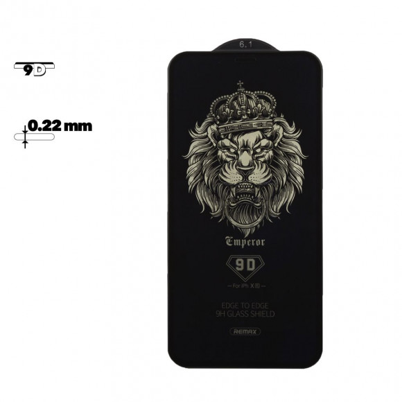 Защитное стекло Remax Emperor Series Anti Blue-ray 9D Tempered Glass GL-34 для Apple iPhone XR, черное