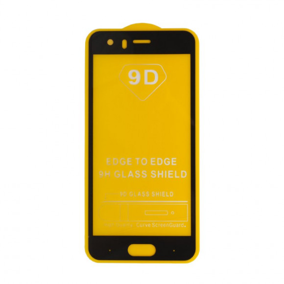 Защитное стекло для Huawei Honor 9 Edge To Edge 9H Glass Shield 9D (желтая подложка)