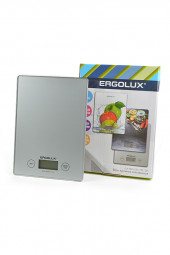 Весы кухонные ERGOLUX ELX-SK02-С03 платформа 5 кг, серый Весы кухонные ERGOLUX ELX-SK02-С03 платформа 5 кг, серый