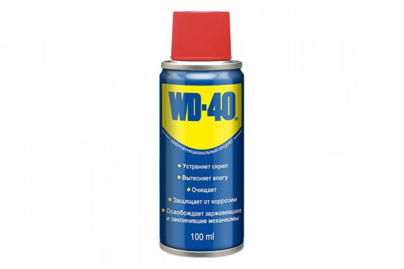 Универсальная смазка WD-40, объем 100мл.
