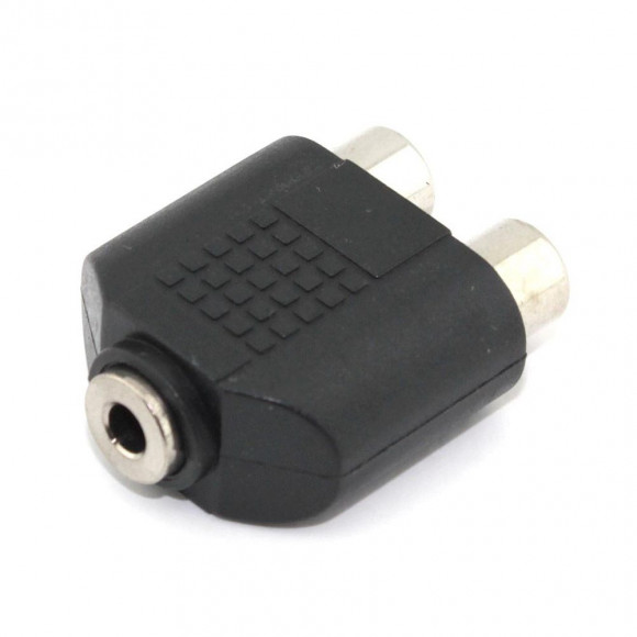 Переходник с RCA (тюльпан) 2 канала на miniJack