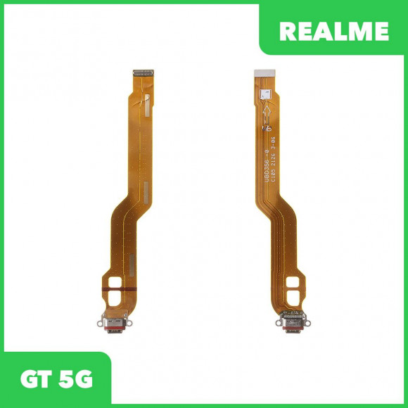 Системный разъем (разъем зарядки) для Realme GT 5G, разъем гарнитуры и микрофон