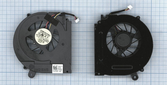Вентилятор (кулер) для ноутбука Dell studio 1555, 1557, 1558, 4-pin